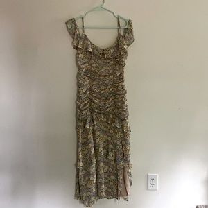 ASTR the Label Runched Floral Dress